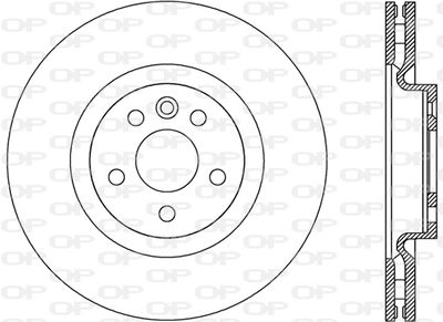 BDR280920 OPEN PARTS Тормозной диск