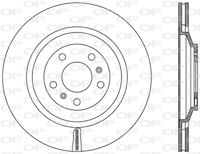 BDR244120 OPEN PARTS Тормозной диск