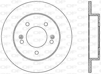 BDA256910 OPEN PARTS Тормозной диск