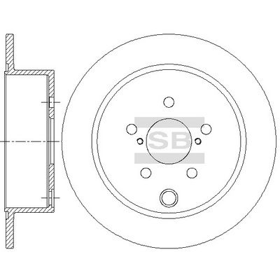 SD4708 Hi-Q Тормозной диск