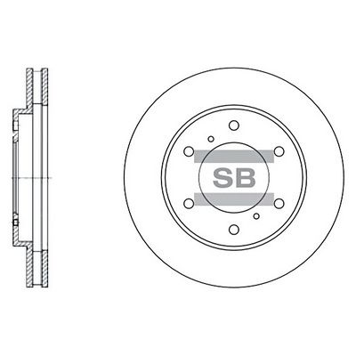 SD4311 Hi-Q Тормозной диск