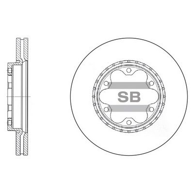 SD4005 Hi-Q Тормозной диск