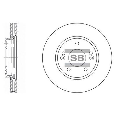 SD1019 Hi-Q Тормозной диск