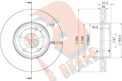 78RBD20122 R BRAKE Тормозной диск