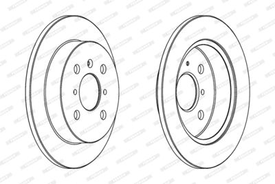 DDF650 FERODO Тормозной диск