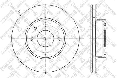 60202529VSX STELLOX Тормозной диск