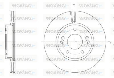 D6150710 WOKING Тормозной диск