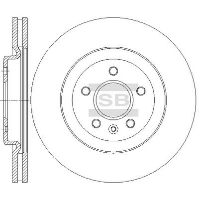 SD5325 Hi-Q Тормозной диск