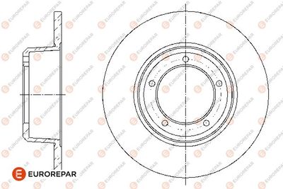 1667848880 EUROREPAR Тормозной диск