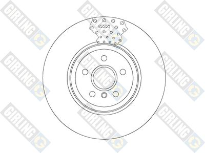 6066055 GIRLING Тормозной диск