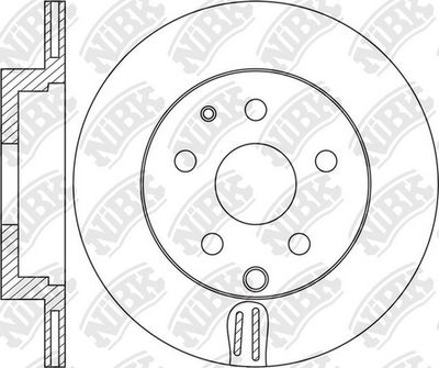 RN1650 NiBK Тормозной диск