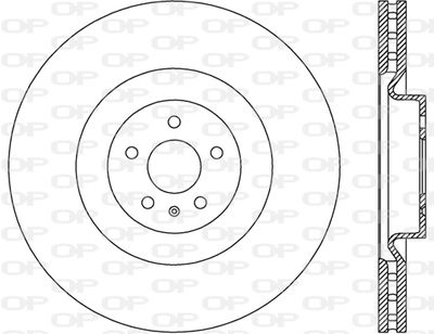 BDR283420 OPEN PARTS Тормозной диск