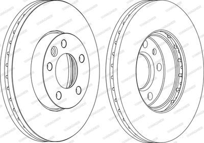 WGR12531 WAGNER Тормозной диск