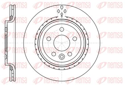 6130510 REMSA Тормозной диск