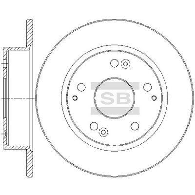 SD4140 Hi-Q Тормозной диск