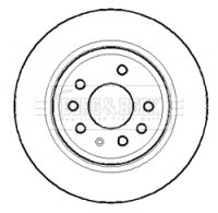 BBD4396 BORG & BECK Тормозной диск
