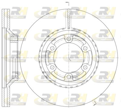 6128810 ROADHOUSE Тормозной диск