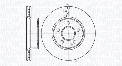 361302040572 MAGNETI MARELLI Тормозной диск