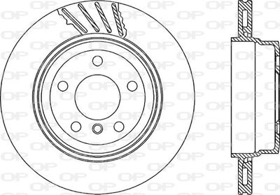 BDR223520 OPEN PARTS Тормозной диск