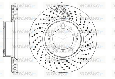 D6113311 WOKING Тормозной диск