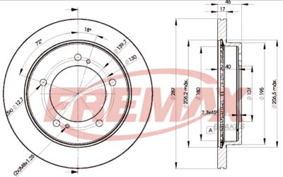 BD5600 FREMAX Тормозной диск