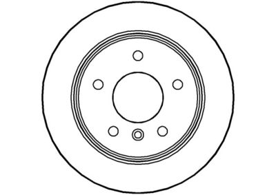 NBD1052 NATIONAL Тормозной диск