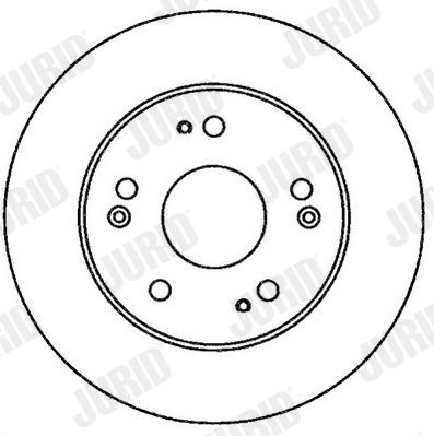 562260J JURID Тормозной диск