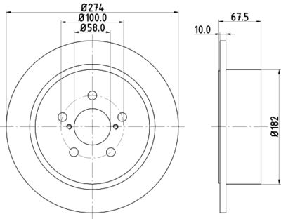 PCD21602 DON Тормозной диск