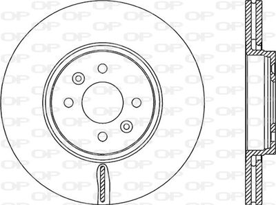 BDR232120 OPEN PARTS Тормозной диск