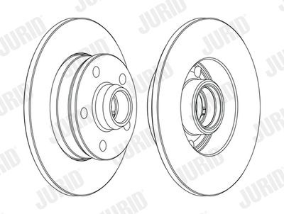 561620JC1 JURID Тормозной диск
