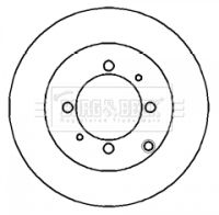 BBD4197 BORG & BECK Тормозной диск
