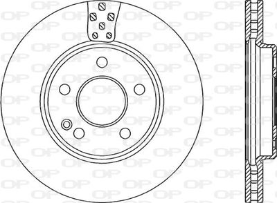 BDR219020 OPEN PARTS Тормозной диск