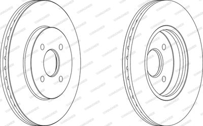 WGR11951 WAGNER Тормозной диск