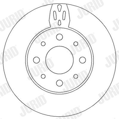 562296J JURID Тормозной диск