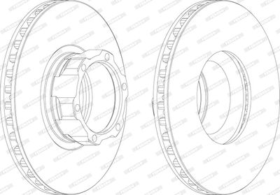 FCR119A FERODO Тормозной диск