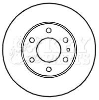 KBD4709 KEY PARTS Тормозной диск