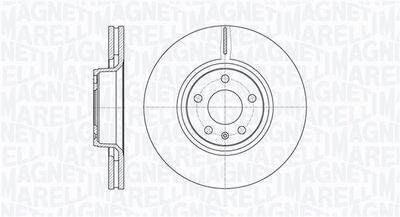 361302040687 MAGNETI MARELLI Тормозной диск