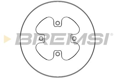 CD7924S BREMSI Тормозной диск