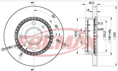 BD0601 FREMAX Тормозной диск