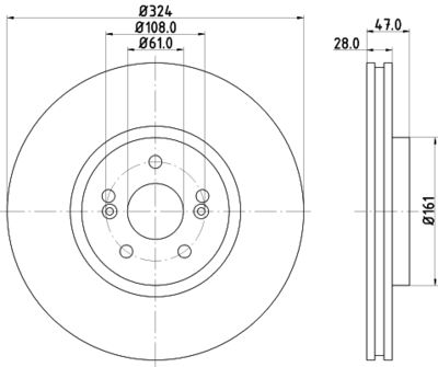 PCD21321 DON Тормозной диск