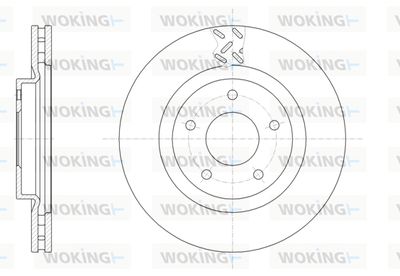D6155310 WOKING Тормозной диск