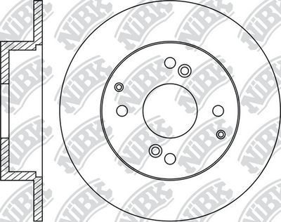 RN1054 NiBK Тормозной диск