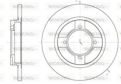 D639600 WOKING Тормозной диск