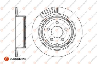 1667853080 EUROREPAR Тормозной диск