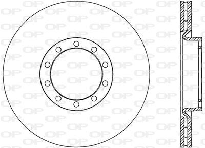 BDA280620 OPEN PARTS Тормозной диск