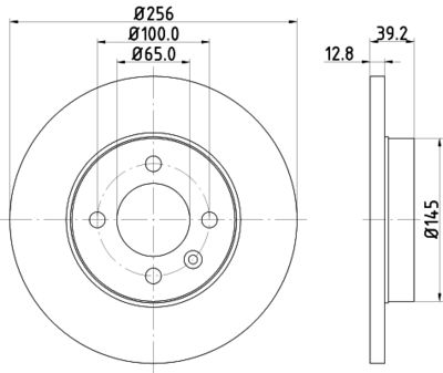 PCD11682 DON Тормозной диск