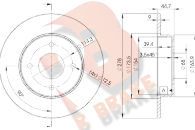 78RBD22083 R BRAKE Тормозной диск