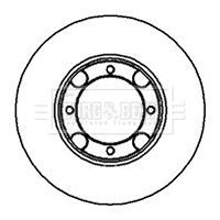 BBD4990 BORG & BECK Тормозной диск