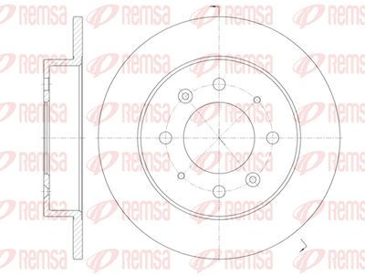 687400 REMSA Тормозной диск