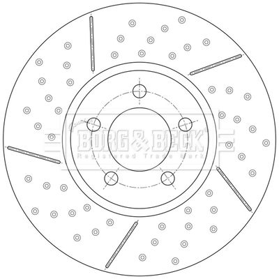 BBD7012S BORG & BECK Тормозной диск